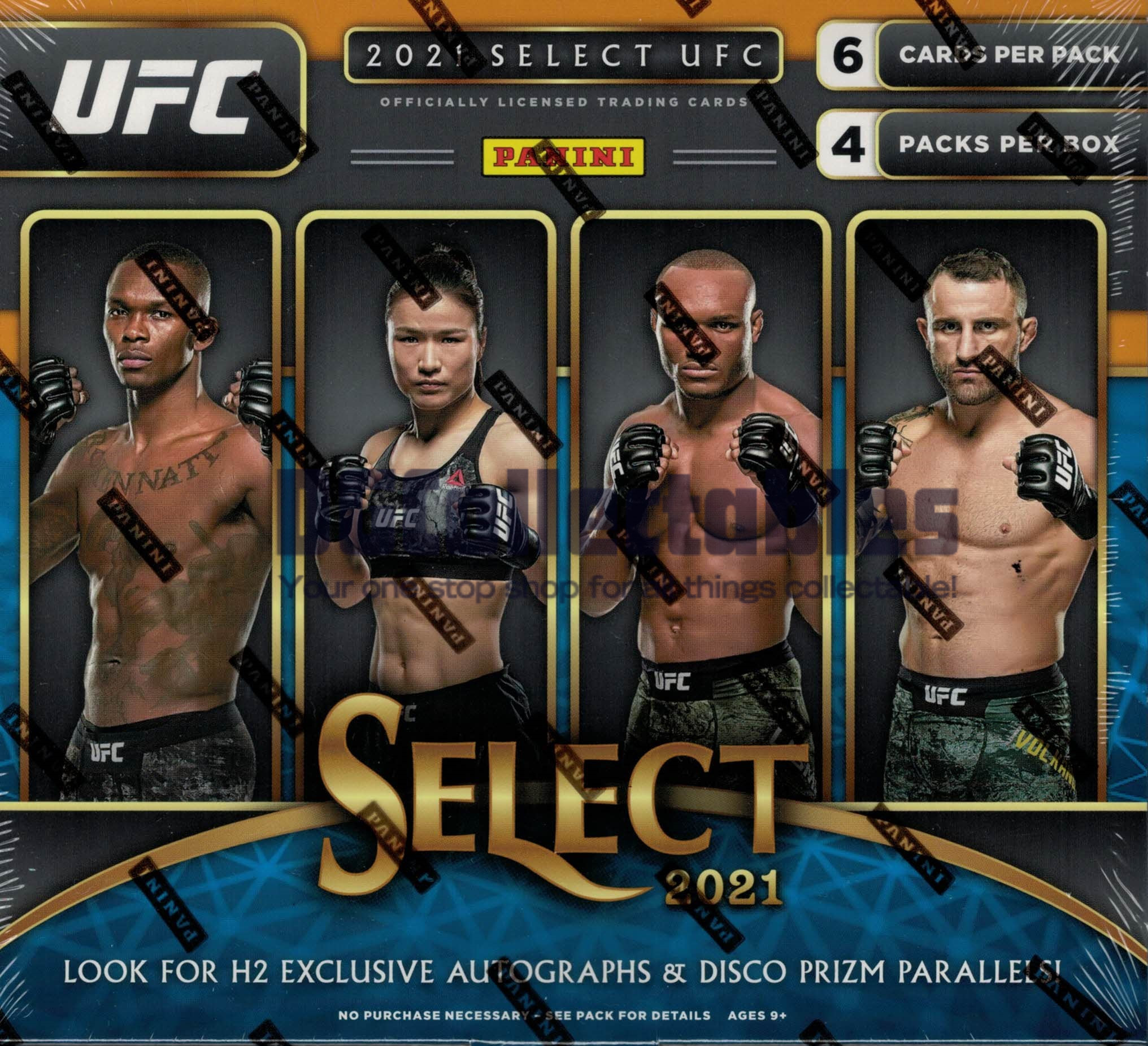 2021 Panini Select UFC Hobby Hybrid H2 Box DGCollectables